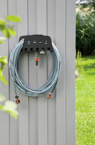 GARDENA 18005-50 mit Schlauch Porte-tuyau mural 20 m 1/2 pouce 1 set noir de Gardena – image du produit 2 sur 2