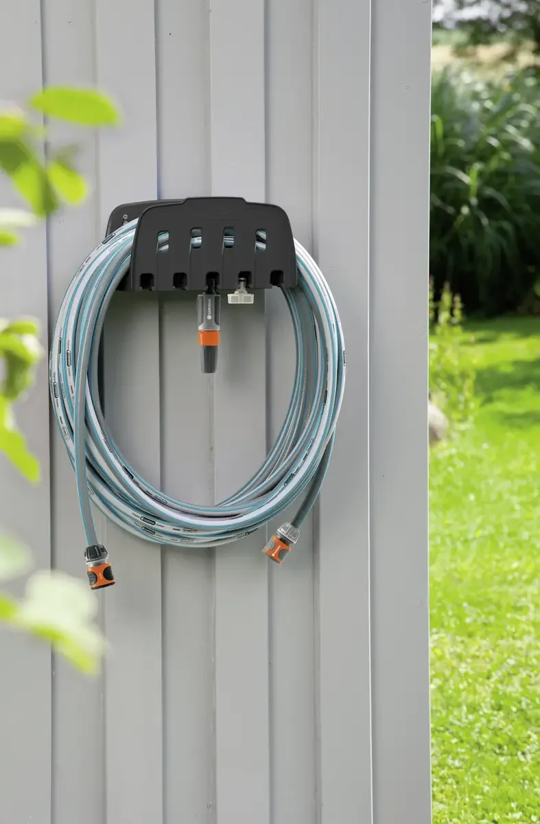 GARDENA 18005-50 mit Schlauch Porte-tuyau mural 20 m 1/2 pouce 1 set noir de Gardena – image du produit 2 sur 2
