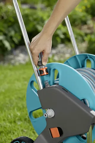 CleverRoll M CleverRoll Set - Slangenwagen - Maximaal 60 m opbergcapaciteit by Gardena, Turquoise – product image 2 of 2
