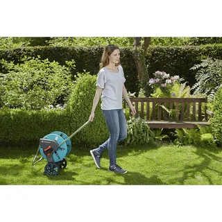 CleverRoll M Slangenwagen - Excl. tuinslang by Gardena, Blue – product image 2 of 6