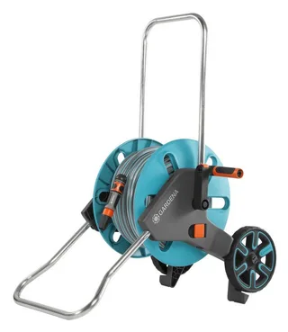 CleverRoll M slangenwagen set - incl. 20 m slang - verstelbare handgreep de Gardena, Bleu – image du produit 5 sur 5