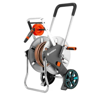 CleverRoll slangenwagen M Easy Metal - slang 25m de Gardena, Argent – image du produit 2 sur 5