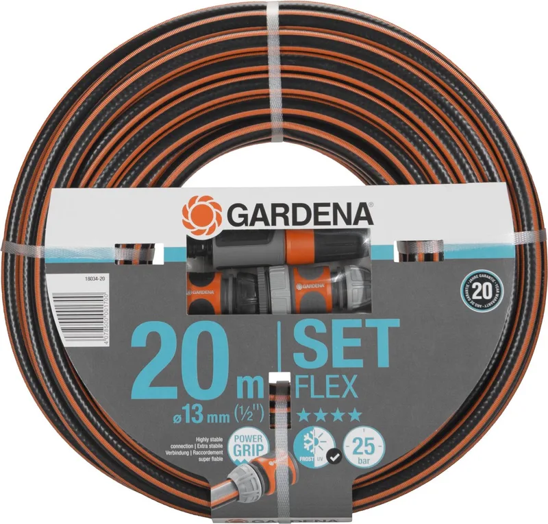 Comfort FLEX - 6-delige Tuinslangset - tuinslang 20m 13mm by Gardena – product image