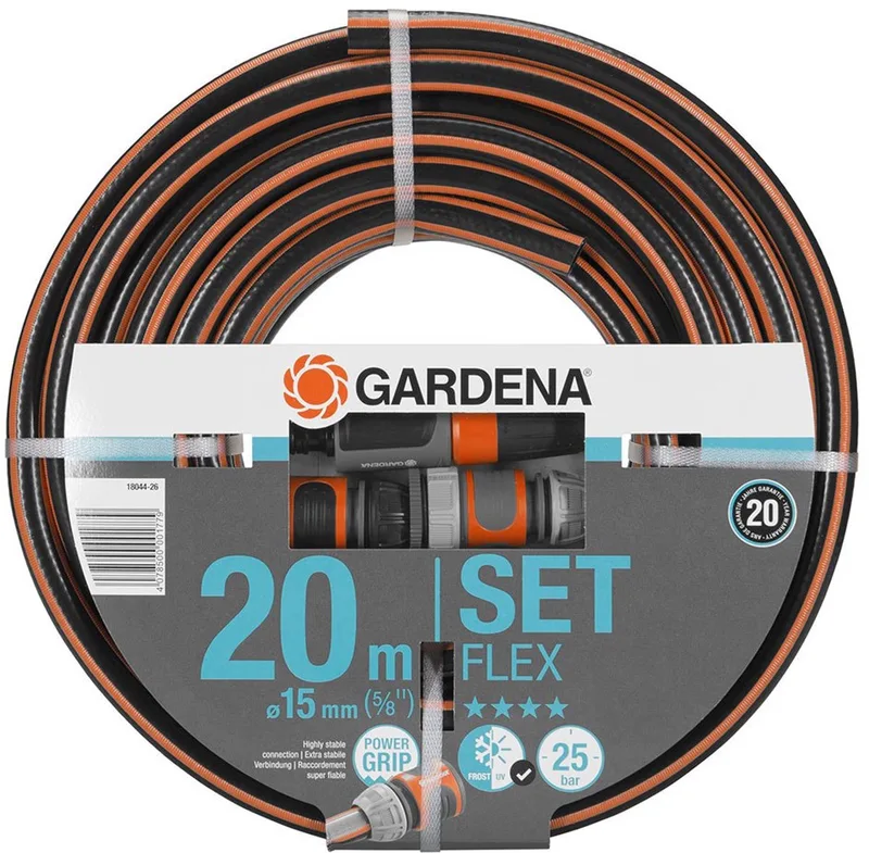 Comfort FLEX Tuinslang - 15 mm (5/8") - 20 m - met accessoires by Gardena – product image