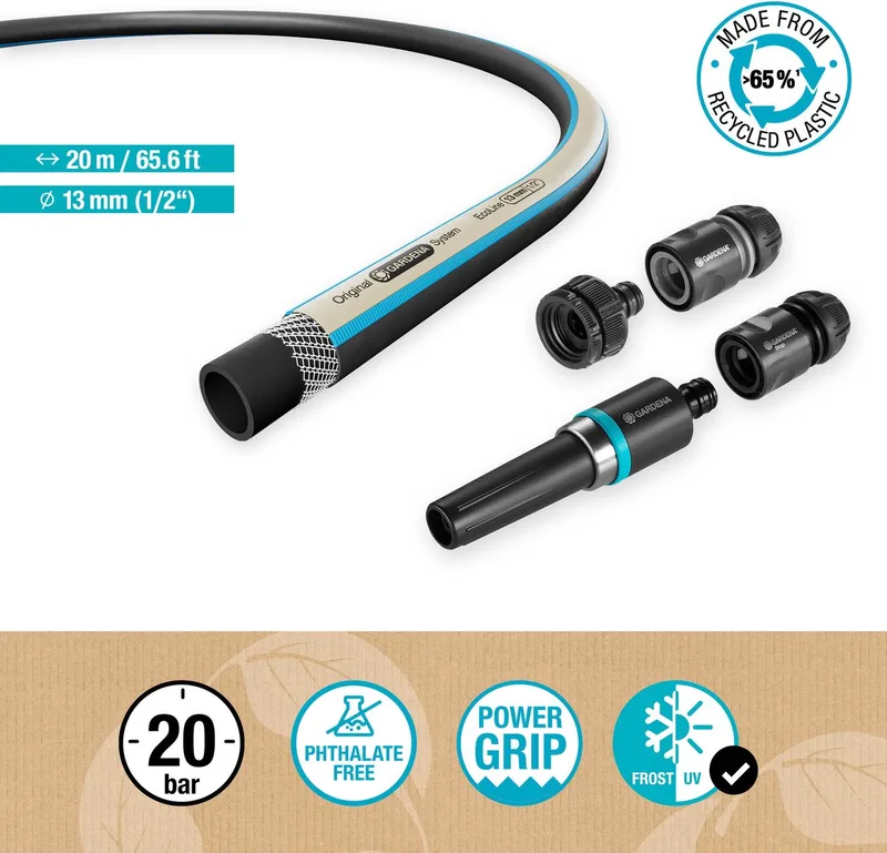 EcoLine Tuinslang Set 20 m - 13 mm (1/2”) van Gardena – productafbeelding