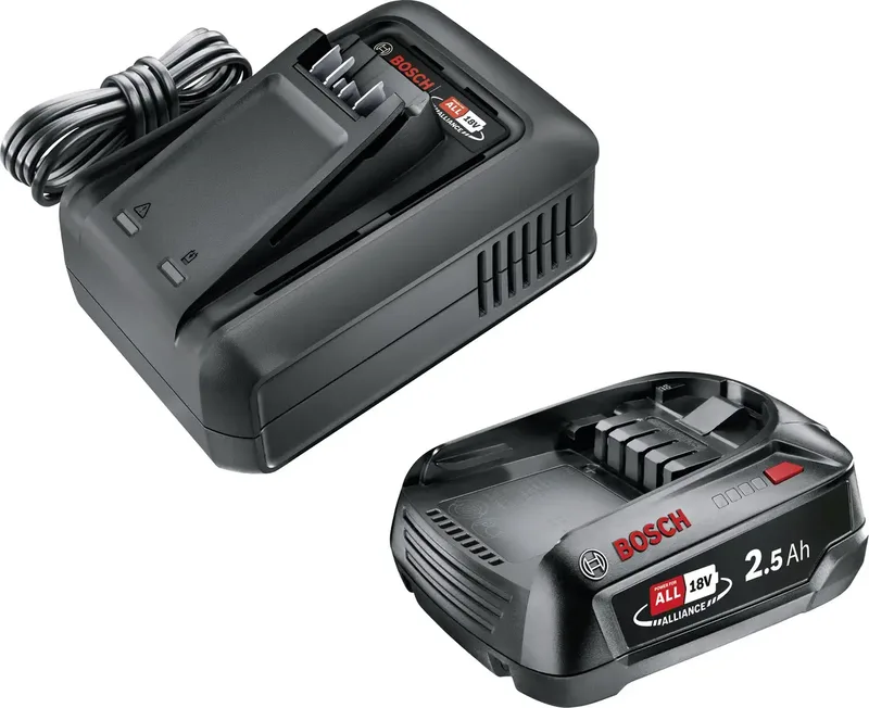 GARDENA 14913-20 Starter Kit QC AL 18V-44 + 1 x 2,5 Ah SoC Werkzeug-Akku und Ladegerät 18 V 2.5 Ah Li-Ion von Gardena – Produktbild