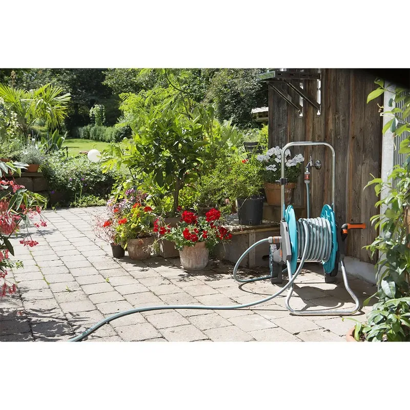 GARDENA 18011-20 Gartenschlauch 150 cm 1 Set Grau, Türkis, Orange van Gardena – productafbeelding 2 van 2