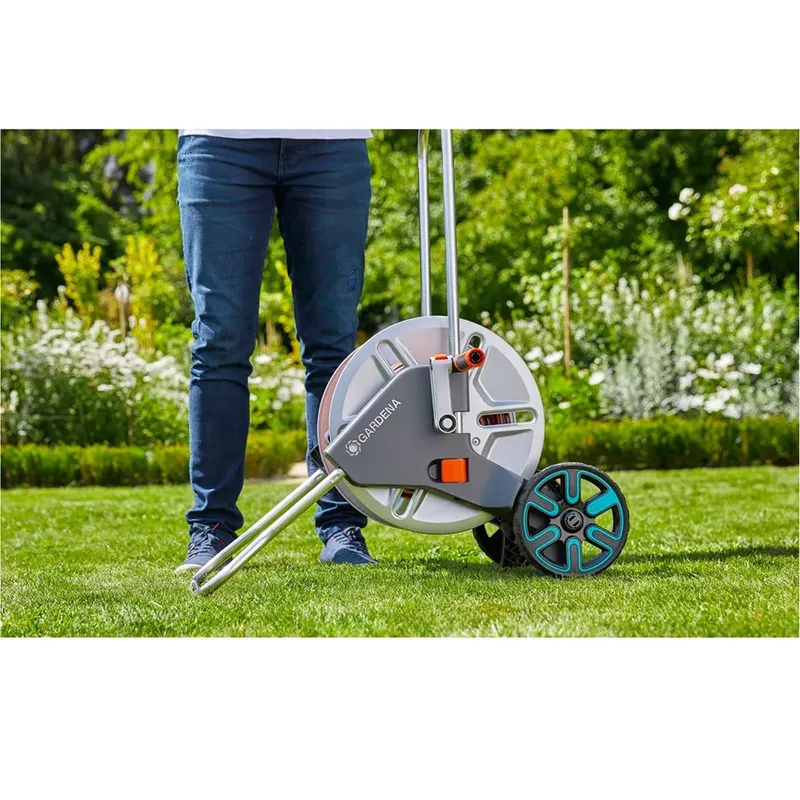 GARDENA 18550-20 CleverRoll L Easy Metall Schlauchwagen 1 St. Silber by Gardena – product image 4 of 5