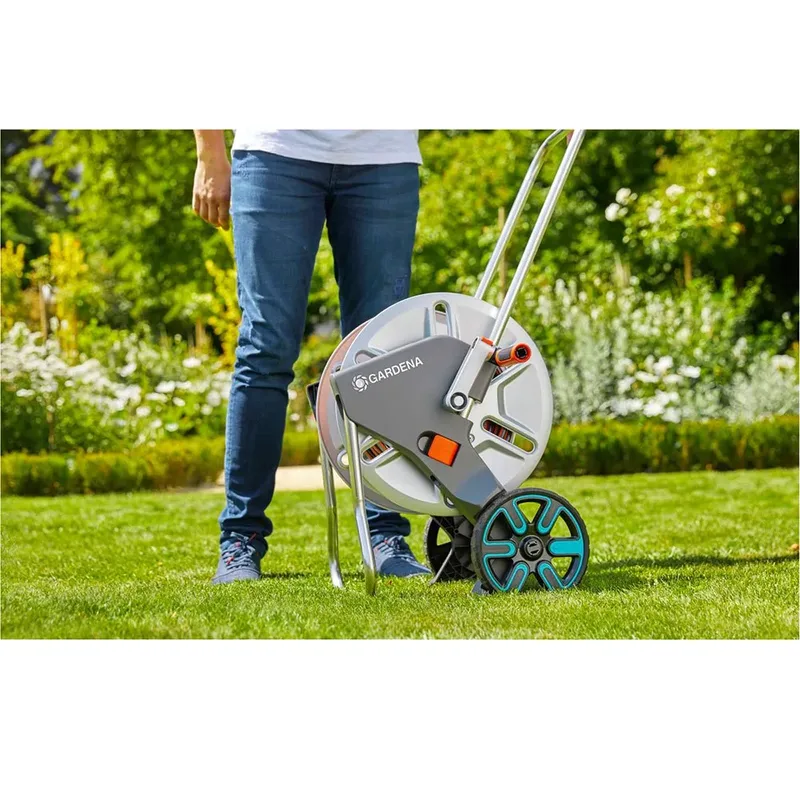 GARDENA 18550-20 CleverRoll L Easy Metall Schlauchwagen 1 St. Silber by Gardena – product image 3 of 5