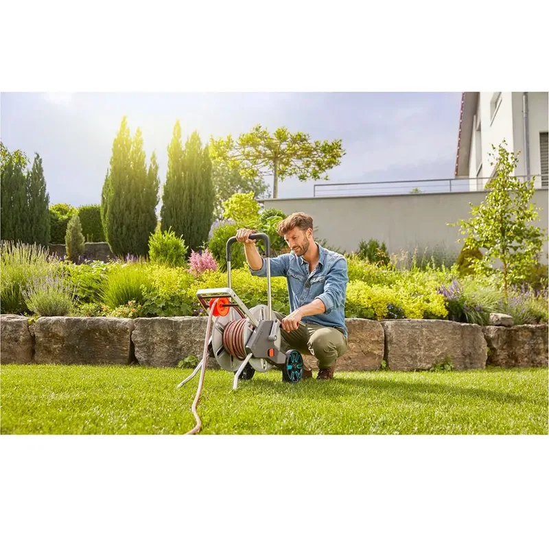 GARDENA 18550-20 CleverRoll L Easy Metall Schlauchwagen 1 St. Silber by Gardena – product image 5 of 5