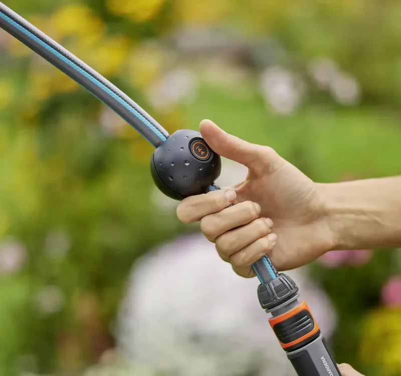 GARDENA 18642-20 Power Roll XL Akku-Wand-Schlauchbox 35 m 1 St. Grau-Weiß von Gardena – Produktbild 2 von 3