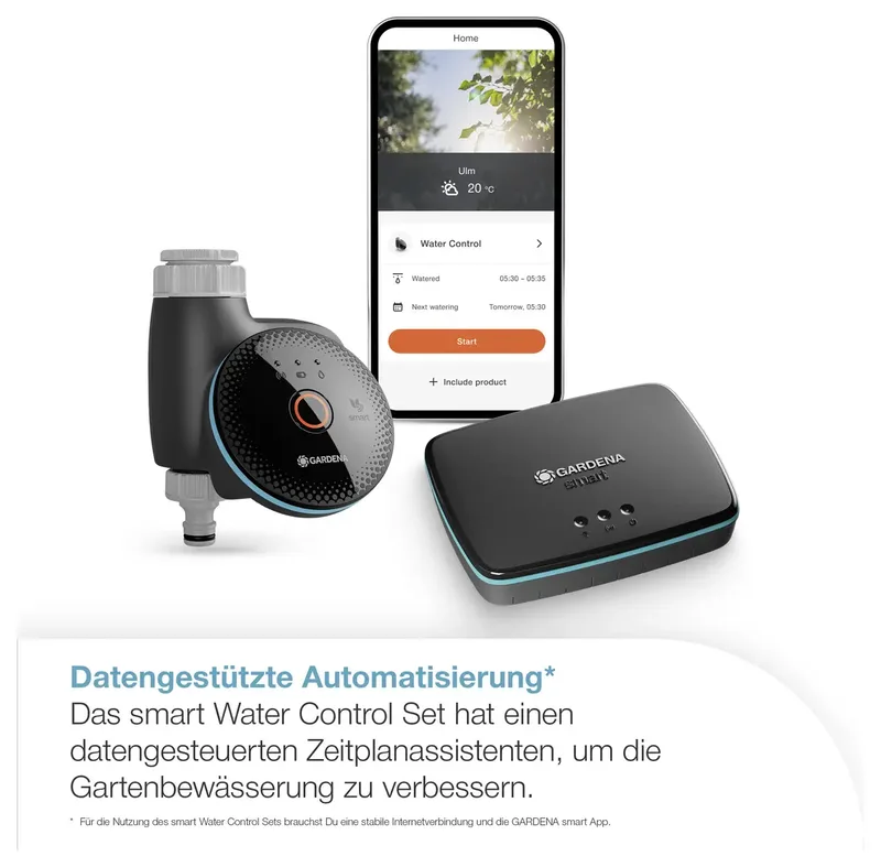 GARDENA 19043-20 smart Water Control Set Bewässerungssteuerung von Gardena – Produktbild 3 von 3