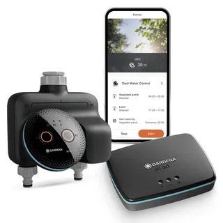 GARDENA 19044-20 smart Dual Water Control Set Bewässerungssteuerung von Gardena – Produktbild 2 von 3