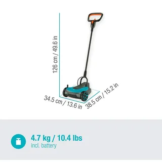 HandyMower 22/18V P4A Accu Grasmaaier - Incl. 18V accu en lader by Gardena – product image 4 of 6