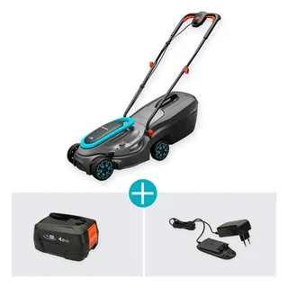 PowerMax 32/18V P4A Read Grasmaaier Accu Incl. oplader 18 V Snijbreedte max. 320 mm by Gardena – product image 4 of 4