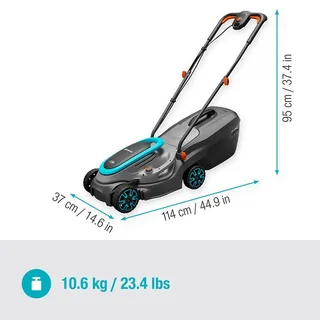 PowerMax 32/18V P4A Read Grasmaaier Accu Incl. oplader 18 V Snijbreedte max. 320 mm by Gardena – product image 3 of 4