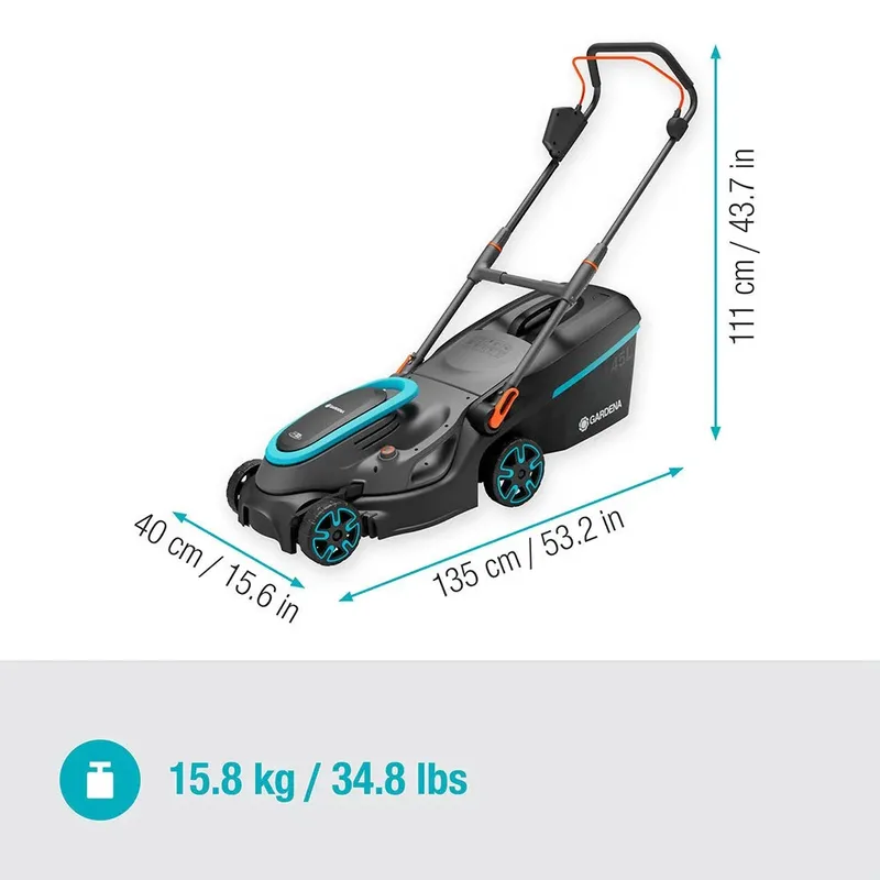 Powermax 37/36v Elektrischer Rasenmäher von Gardena – Produktbild 3 von 4