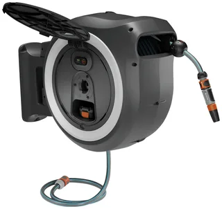 PowerRoll XL Accu-slanghaspel Solo - Grijs-wit - 35 m de Gardena, Blanc – image du produit 3 sur 3