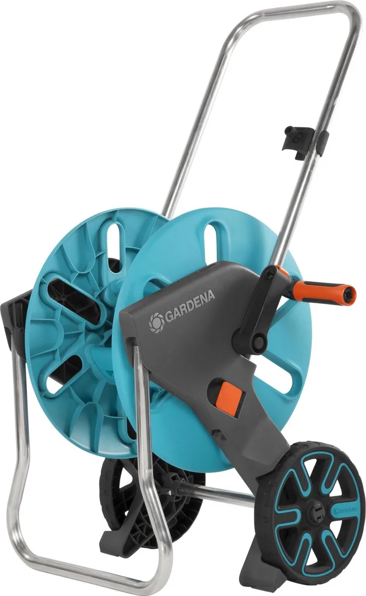 Slangenwagen CleverRoll M+clip by Gardena, Turquoise – product image