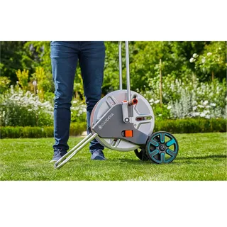 Slangenwagen metaal CleverRoll M, gemonteerd by Gardena, Orange – product image 4 of 6