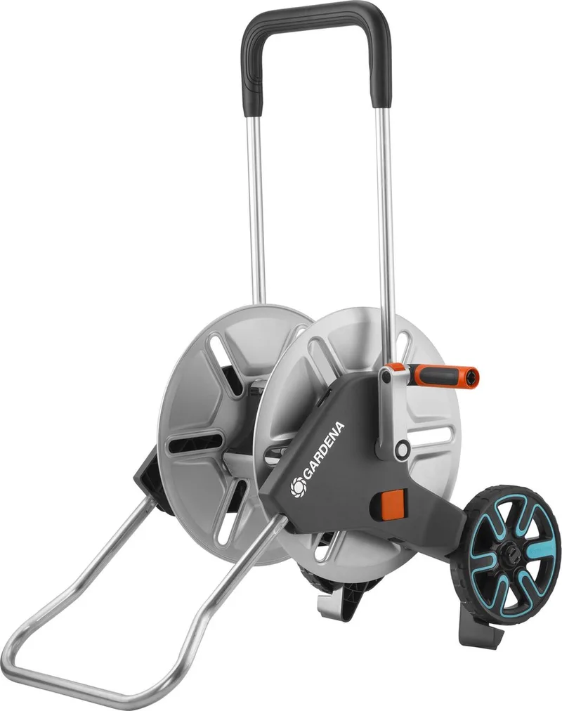 Slangenwagen metaal CleverRoll M, gemonteerd by Gardena, Orange – product image 1 of 6