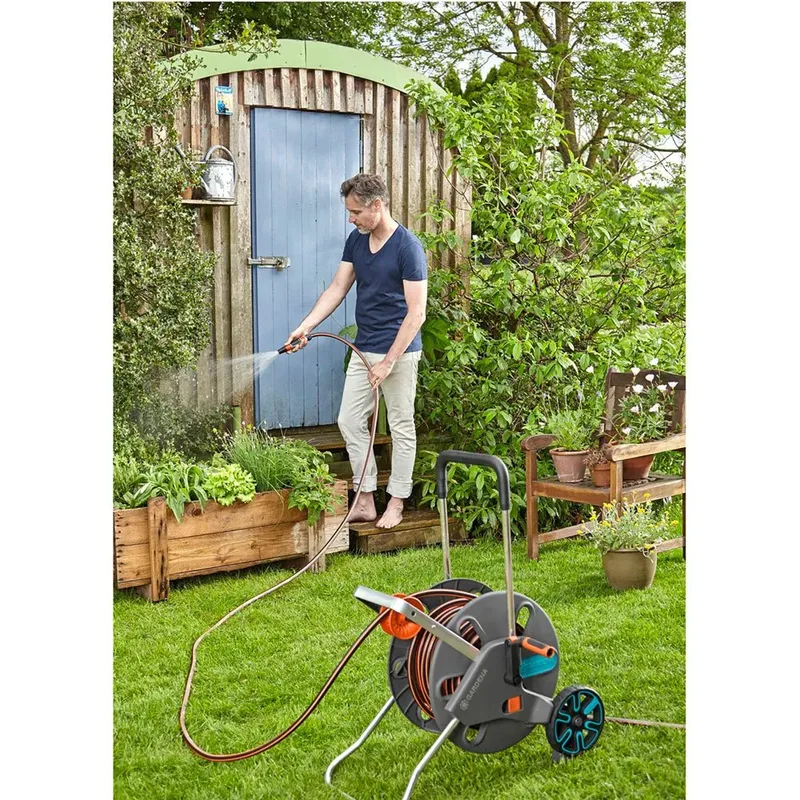 Slanghaspel AquaRoll L Easy de Gardena – image du produit 1 sur 5