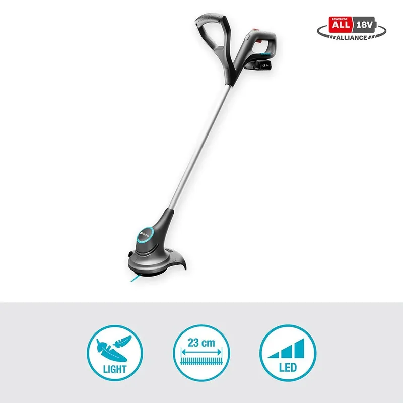 SmallCut 23/18V P4A Ready-T Grastrimmer Accu Incl. oplader 18 V 2 Ah Snijbreedte max.: 23 cm de Gardena – image du produit 2 sur 6