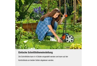 Spindelmäher Gardena Classic 400 Rasenmäher 04018-20 Schnittbreite 40 cm für 200m² fra Gardena – produktbillede 5 af 5