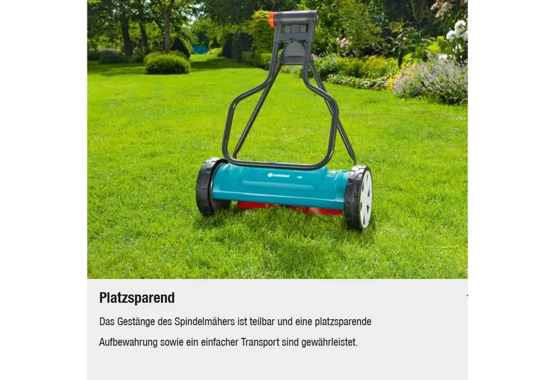 Spindelmäher Gardena Classic 400 Rasenmäher 04018-20 Schnittbreite 40 cm für 200m² fra Gardena – produktbillede 3 af 5