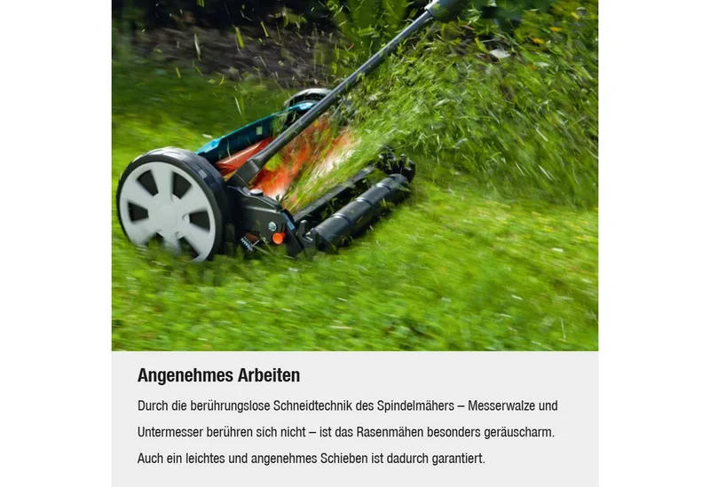Spindelmäher Gardena Classic 400 Rasenmäher 04018-20 Schnittbreite 40 cm für 200m² fra Gardena – produktbillede 2 af 5
