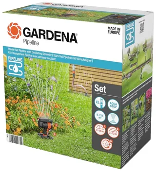 Sprinklersystem 08272-20 Start-Set Pipeline Viereckregner Steckkupplung de Gardena – image du produit 3 sur 3