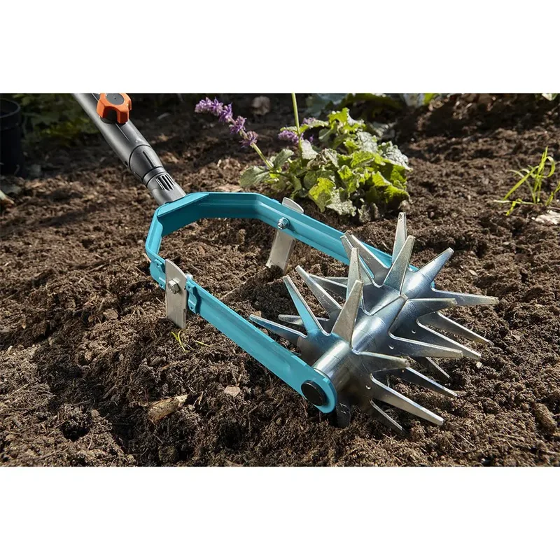 Unkrautstecher Gardena Sternfräse mit Jätemesser combisystem 14 by Gardena, Silver – product image 2 of 4
