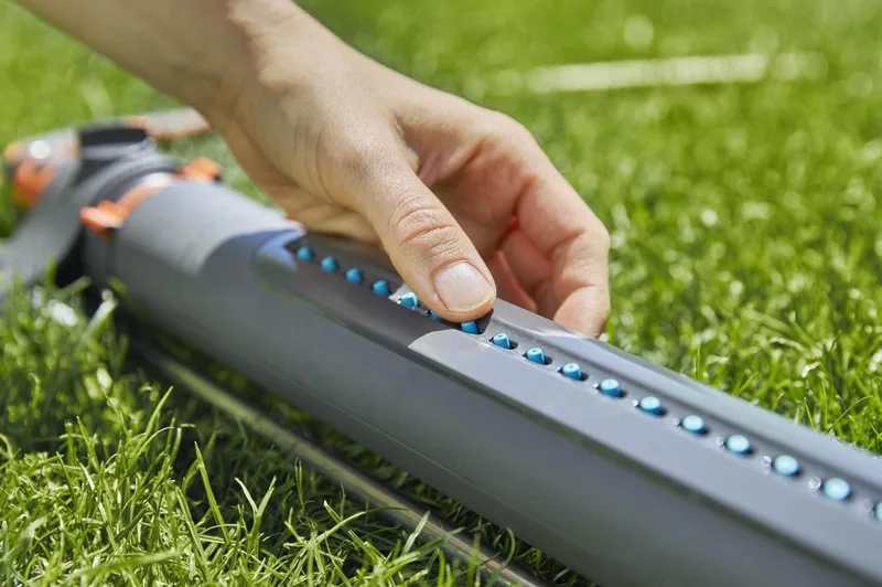 Viereckregner Gardena Viereckregner AquaZoom M fra Gardena, Blå – produktbillede 5 af 5