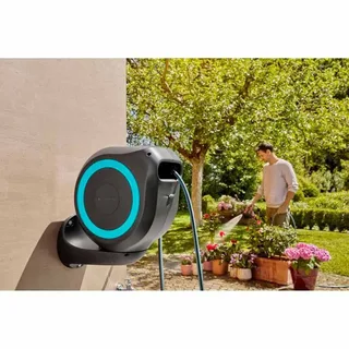 Wandslangenbox RollUp M - 20 meter - Ø 11 mm by Gardena, Anthracite – product image 3 of 5