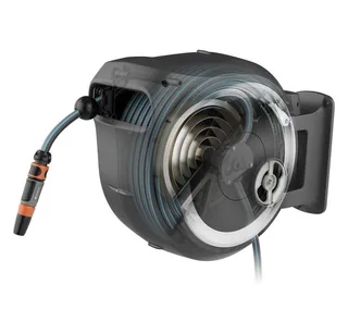 Wandslangenbox RollUp M/L Wit - 25 meter - Ø 13 mm by Gardena, Anthracite – product image 2 of 5