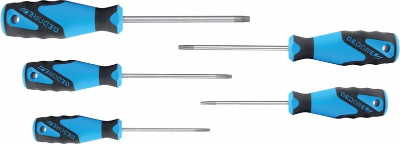 Gedore 1482335 pour latelier Jeu de tournevis 10 pièces 6 pans intérieurs de Gedore, Kleurloos – image du produit