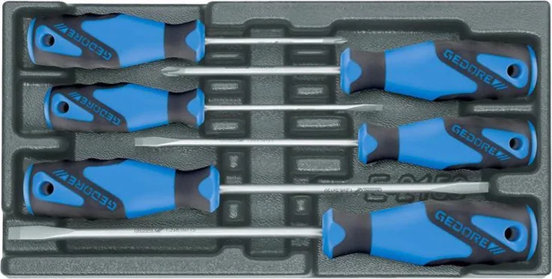 1500 ES-2150 PH – 3-C schroevendraaier-set – 6-delig by Gedore, Blue – product image