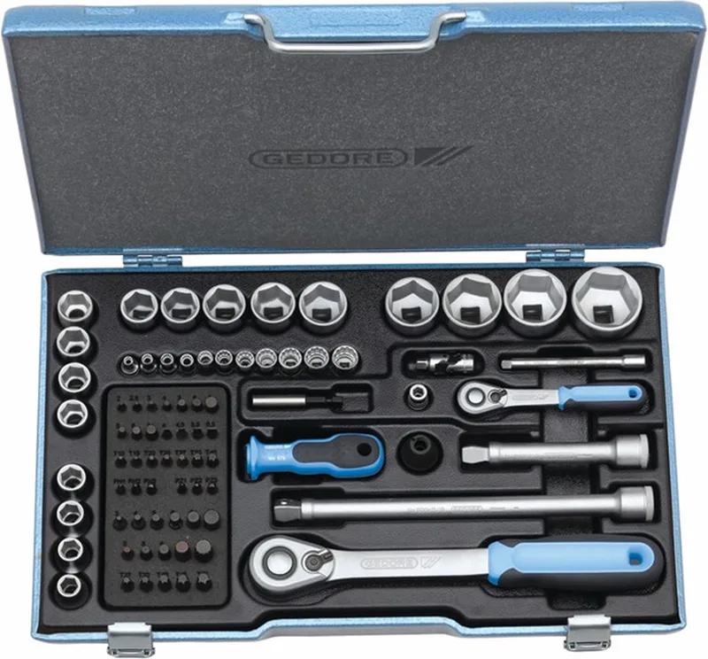 19 V20U-20 1550691 Dopsleutelset Metrisch 1/4 (6.3 mm), 1/2 (12.5 mm) von Gedore, Kleurloos – Produktbild