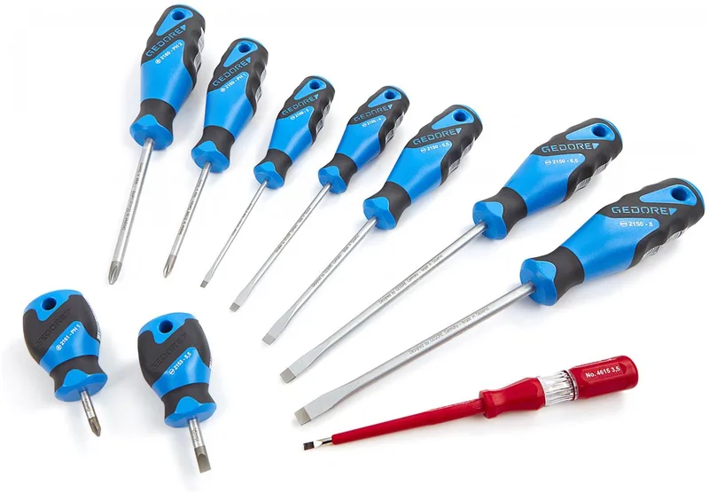 2150-2160 Schroevendraaierset 10-delig by Gedore, Kleurloos – product image