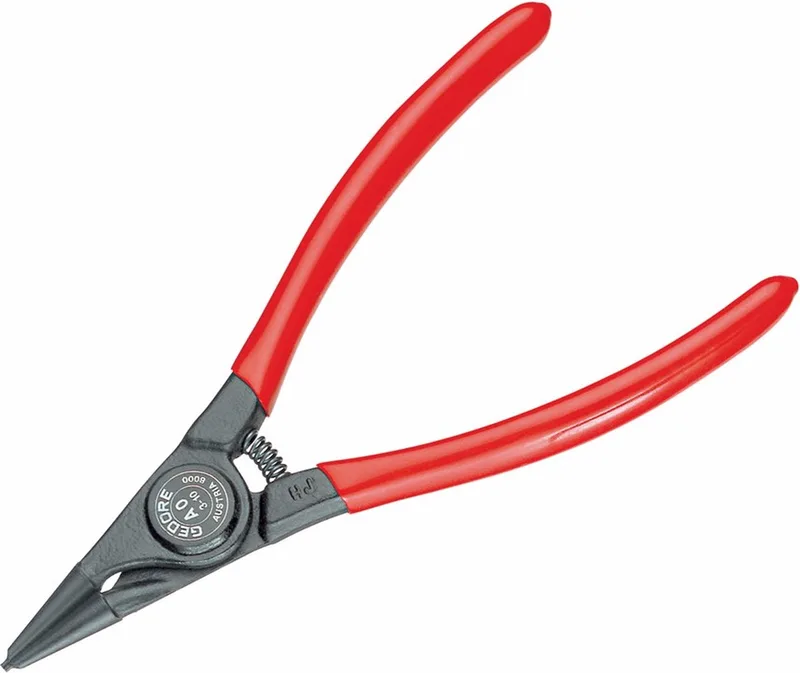 8000 A 0 - A 4 Tang voor buitenspannende borgringen vorm A - 230mm - 6701620 de Gedore, Kleurloos – image du produit