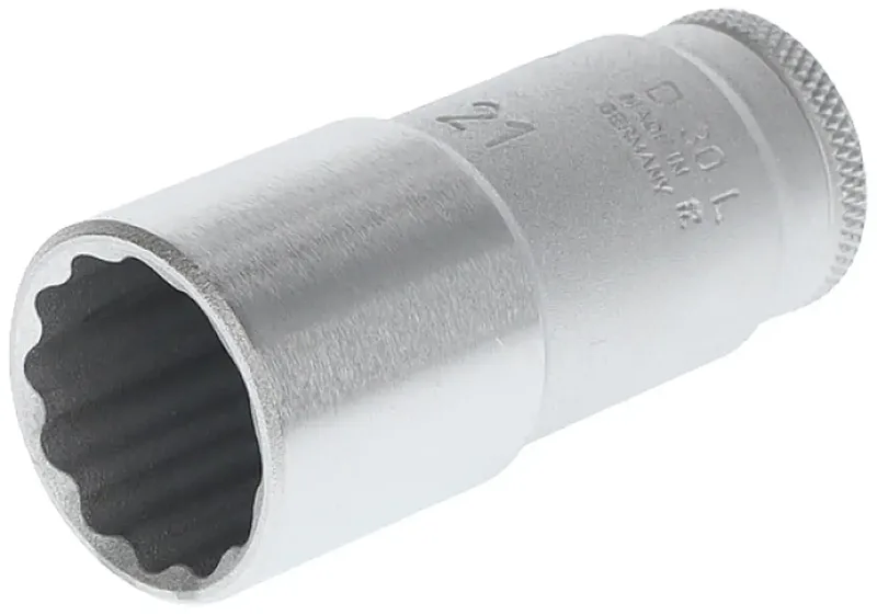 D 30 L 21 6259570 Vierkant massiv 10 mm (3/8 Zoll) Steckschlüsseleinsatz 21 mm 21 mm 3/8 (10 mm) van Gedore – productafbeelding