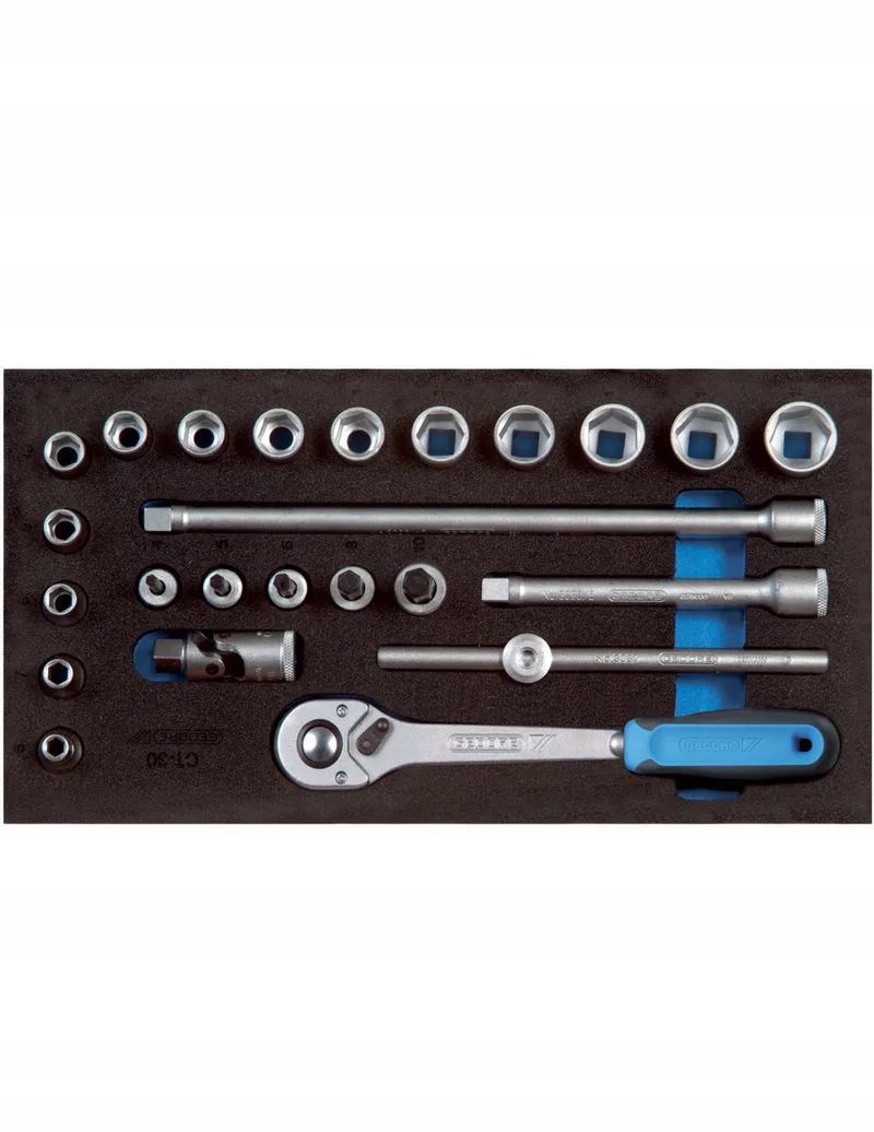 Dopsleutel Set 3/8" 1500 CT1-30 - 24 Delig de Gedore – image du produit