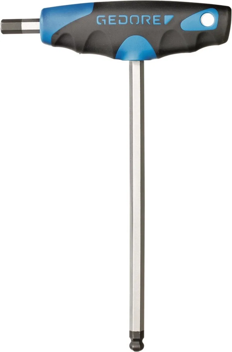 DT 2142 Haakse Inbussleutel met 2C-T-greep - 6mm by Gedore, Kleurloos – product image