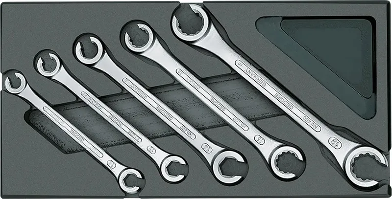 Gedore 1731157 1500 ES-400 Doppel-Ringschlüssel-Satz 5teilig Schlüsselweite (Metrisch) 8 - 19 mm von Gedore – Produktbild