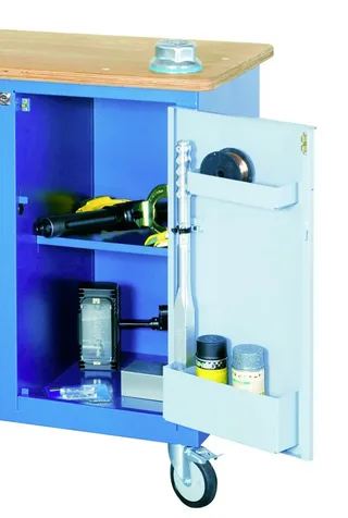 Gedore 1814923 Établi à roulettes (l x H x P) 1100 x 985 x 550 mm bleu de Gedore, Bleu – image du produit 2 sur 2
