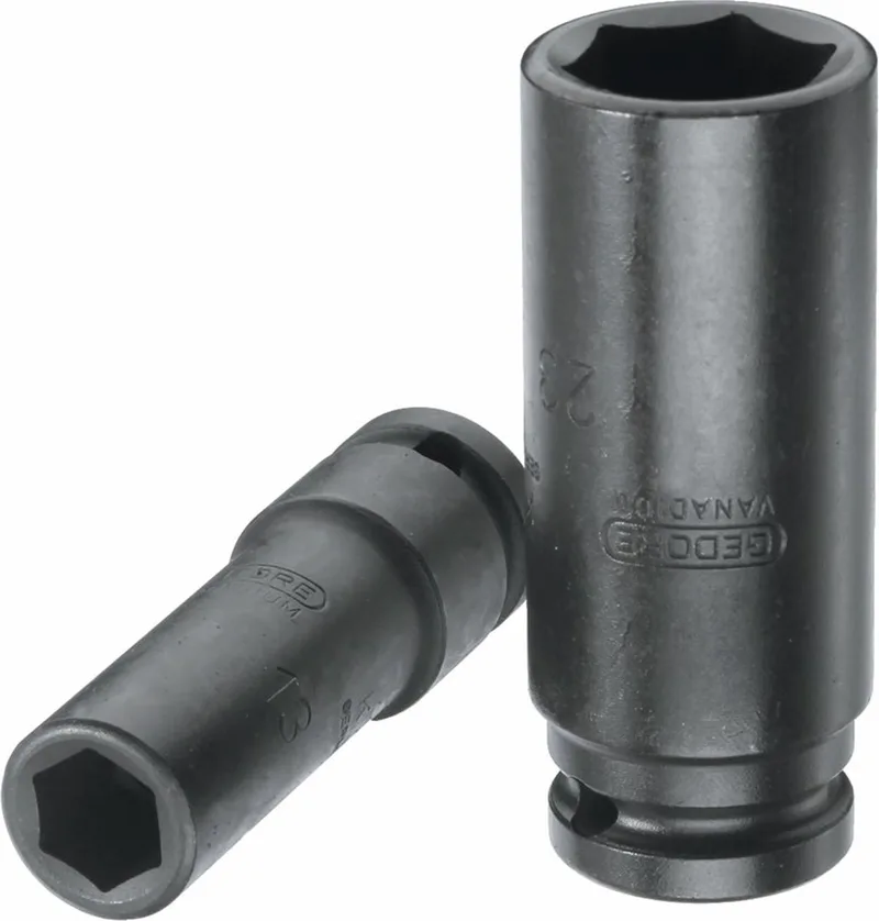 Gedore 19 L 27mm 1/2 Krachtdop lang - K 27 - 6164780 von Gedore, Kleurloos – Produktbild
