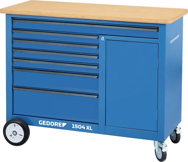 Gedore 1988468 Verrijdbare werkbank (l x b x h) 1200 x 1250 x 985 mm by Gedore, Blue – product image