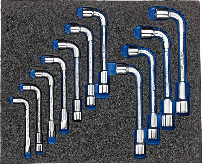 Gedore 2005 CT2-25PK 2841851 Doppelsteckschlüssel 11teilig von Gedore – Produktbild