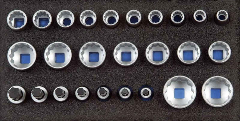 Gedore 2308916 Steckschlüsseleinsatz-Set 1/2 (12.5 mm) 26teilig 2308916 von Gedore – Produktbild