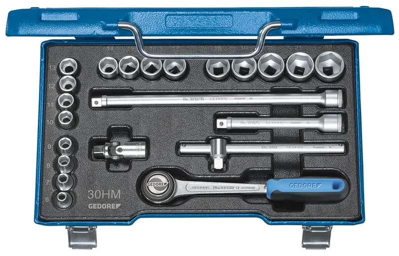 Gedore 30 HMU-3 Steckschlüsselsatz 3/8 (10 mm) 22teilig 6238300 by Gedore – product image